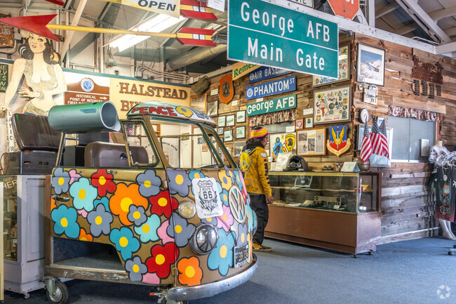 The Route 66 Museum offers a glimpse into the iconic highway's past, just a short trip from Spring Valley Lake.