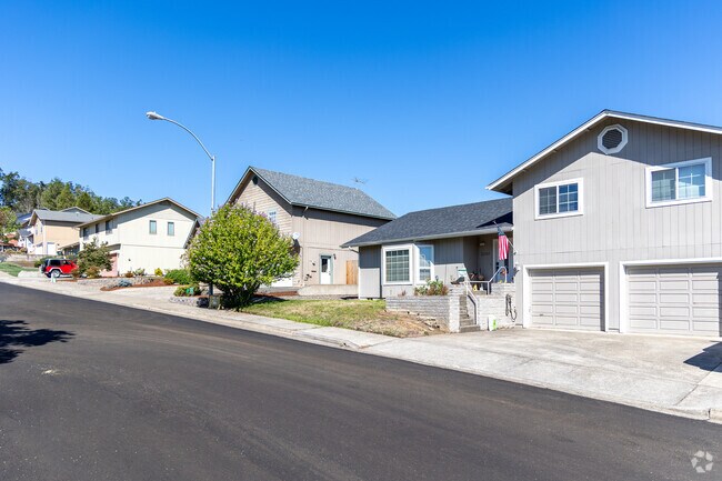 Quiet residential streets fill Hucrest.