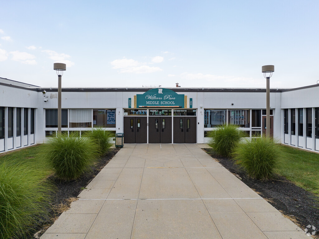 William Paca Middle School main entrance.