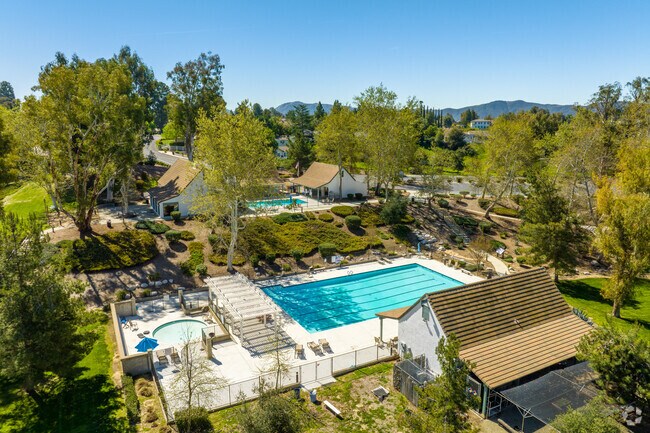Cool off in Meadowview’s sparkling community pool, a gem in Temecula.
