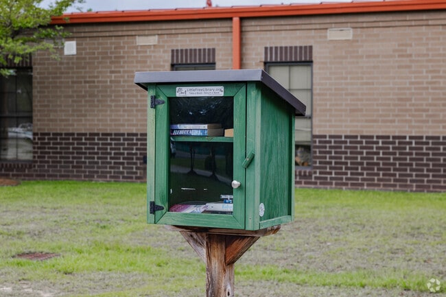 Students at Timberland High School in St. Stephen enjoy sharing books.