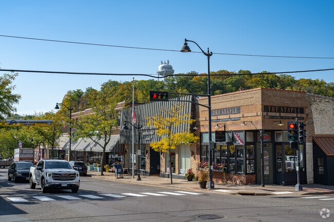 Downtown Osceola, features boutiques, shops, and small-town charm.