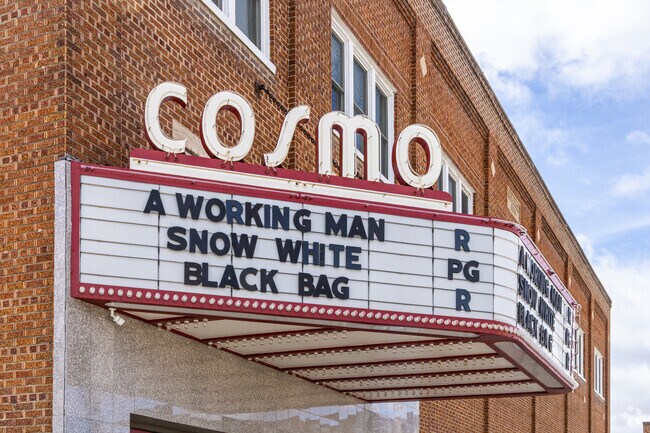 Catch the latest showing at the Cosmo Theatre in Merrill.