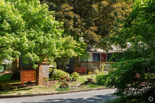 Centerwood Street and Indian Creek in the heart of the Bryant Neighborhood.