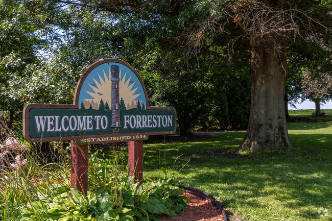 Forreston is a small, quiet community.