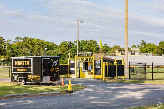 Students and families enjoy attending footballs games at Manteo High School in Manteo, NC.