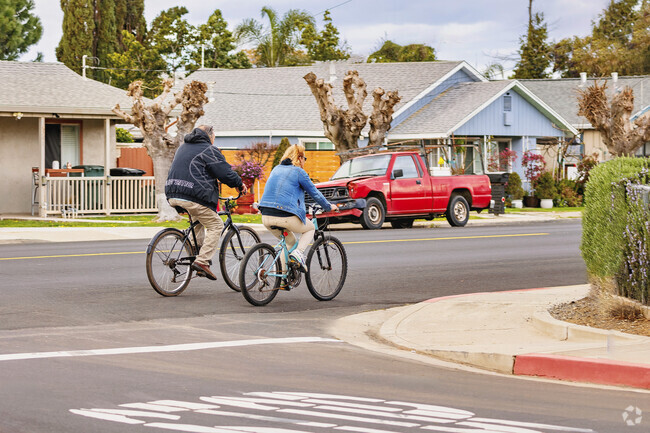 Take a bike ride through the streets of The City of Riverbank.