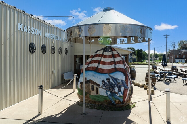 Residents and tourists can visit Minnesota's 1st Freedom Rock, a historical landmark located in Kasson.