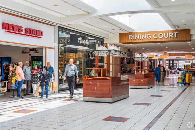 A variety of shopping is available just a short drive for most of Moorestown-Lenola at the Moorestown Mall.