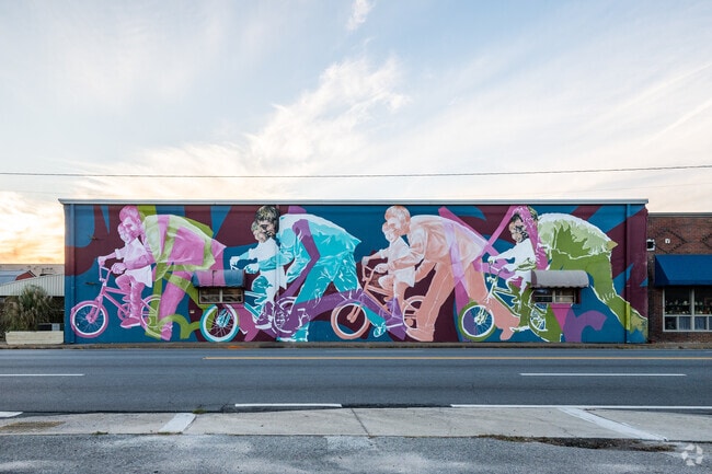 Art can be found all through Havana, such as this piece by Sarah Painter and Cosby Hayes.