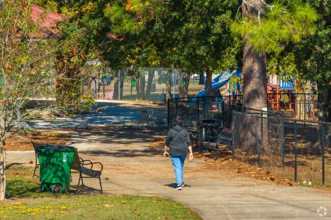 Residents enjoy one of the many parks near Rickarby.