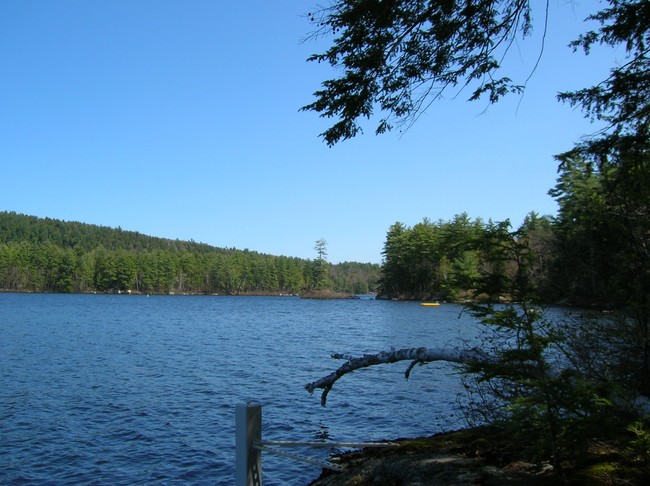 lakeside deck