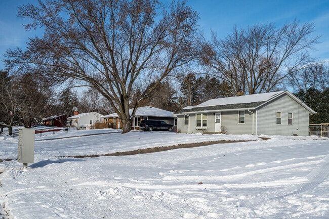 Many homes in Lake Judy are set back from the road.