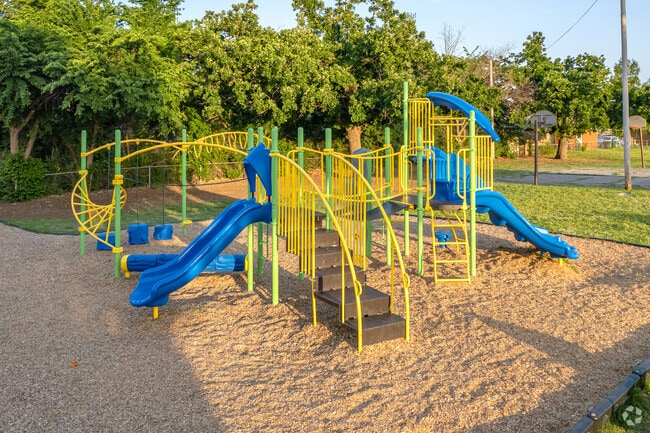 Fillmore Elementary School playground is used by the students during recess.