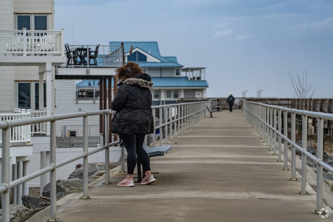 The boardwalks in Sea Bright are a great place to stroll for residents.