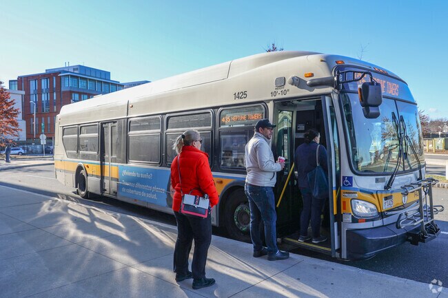 Commuters from The Point enjoy effortless travel thanks to the neighborhood’s close proximity to the Salem Transit Station.