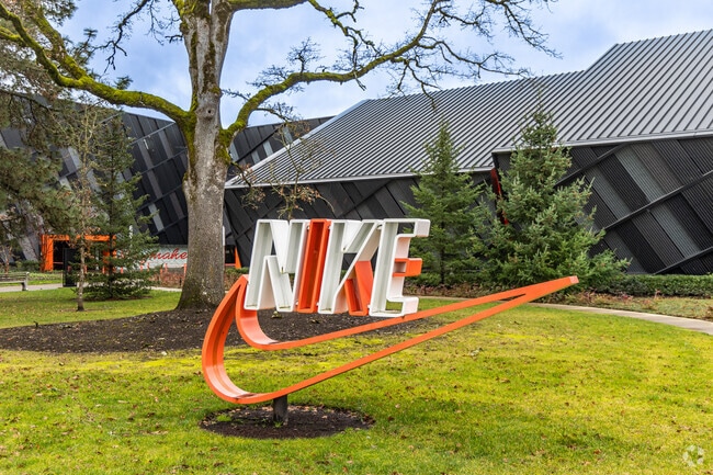 One of the largest employers near Aloha is Nike in nearby Beaverton.