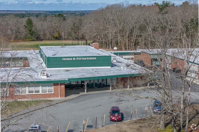 At George H. Potter Elementary School, a dedication to 