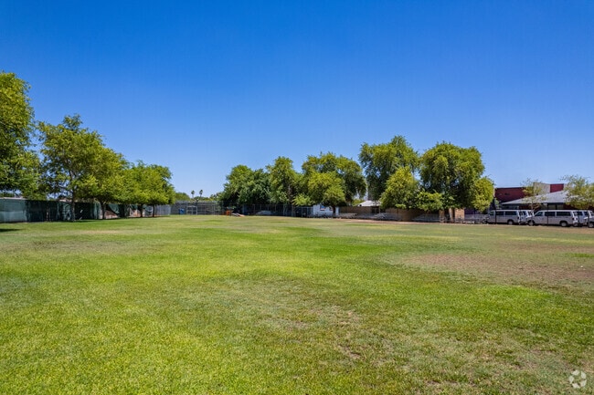 Enjoy outdoor activities in the spacious open field of Heritage Academy Pointe JH/HS in Phoenix.