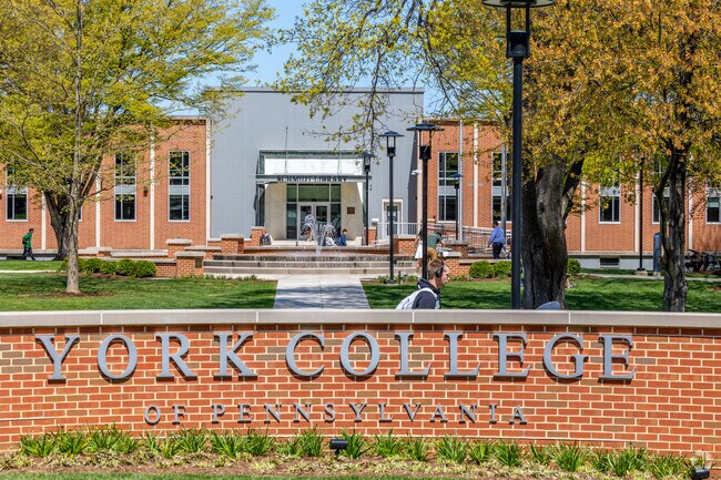 York College of Pennsylvania sits on the border of the Southwest York.