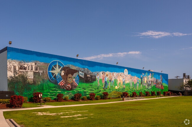Mural at Danny Meehan Recreational Field.
