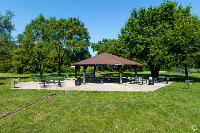 For family gatherings in Hazel Crest Proper head to an outdoor gazebo to grill and relax.