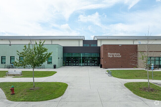 Blacksburg High School serves students from Apperson-Dickerson.