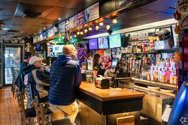 The best place to eat in Riverview is Mitchell's Tavern.