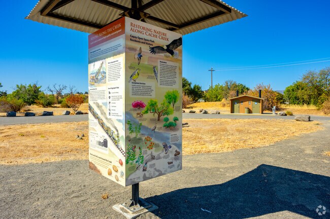 Capay Open Space spans 40 acres with trails along Cache Creek.
