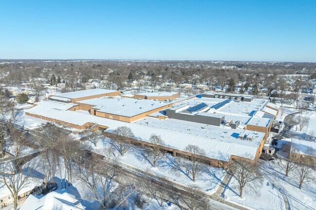 New Directions Geneva offers a sprawling campus when viewed from above.