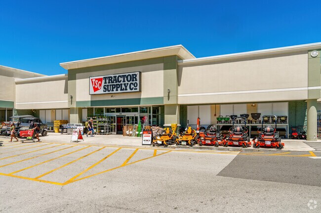 Corner Lakes Plaza, on Bithlo's west end, features a popular Tractor Supply store.