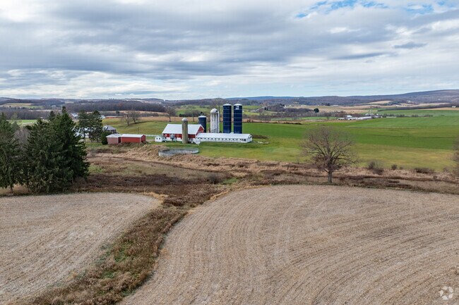 Rolling hills around Lincoln feature expansive farmland.