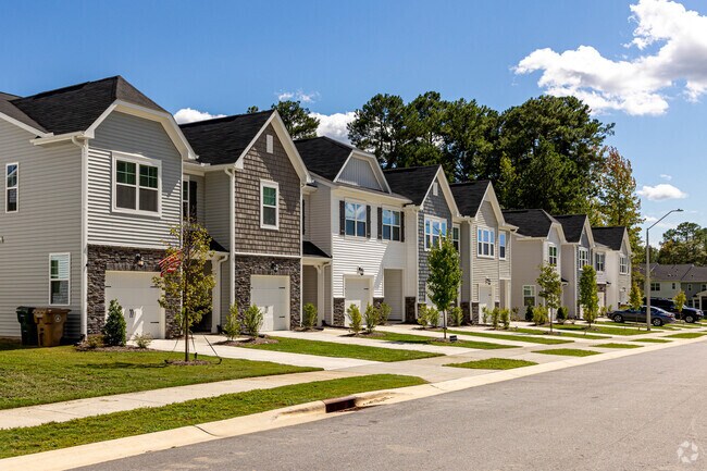 New townhomes are being built in Southwest Wake County.