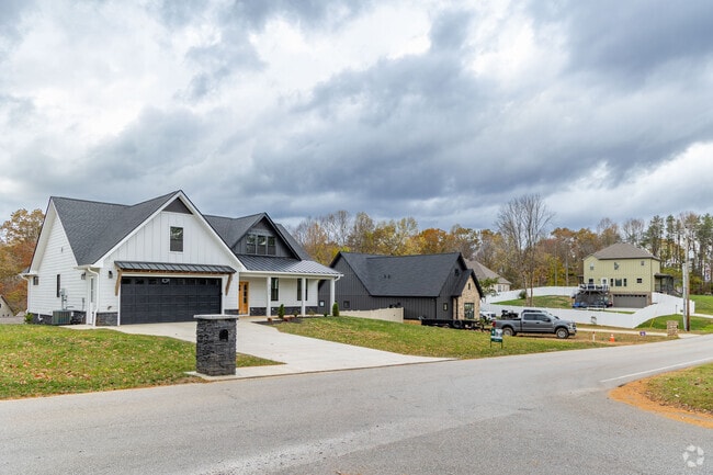 Newly built modern farmhouses are popping up in the area of Eight in Cookeville.