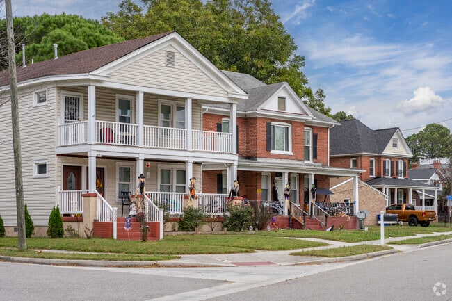 Many different home styles define Ballentine Place.