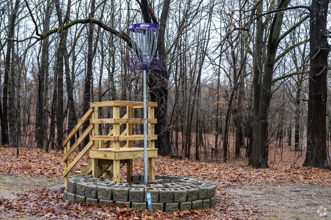 A new disc golf course was recently installed at Hawthorne Park.