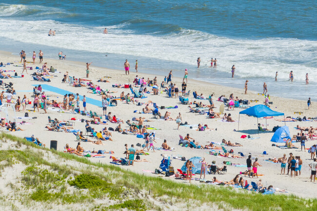 Don't forget your sunscreen when you head to Smith Point Beach close to Moriches.