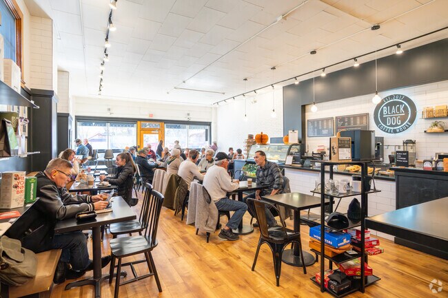 Black Dog Coffee House is a cozy spot for coffee in Highlands.