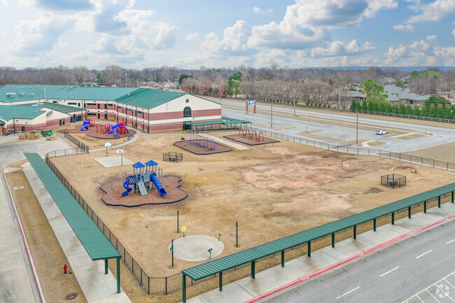 East Intermediate School and elementary have lots of outdoor space for kids to run and play.
