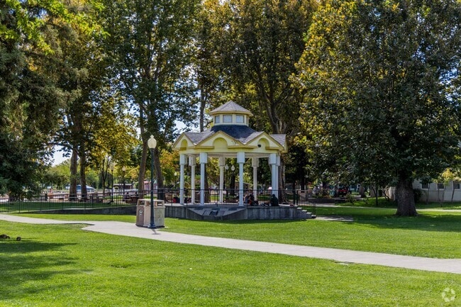 Liberty Park offers shade structures and green fields in Lakeport.