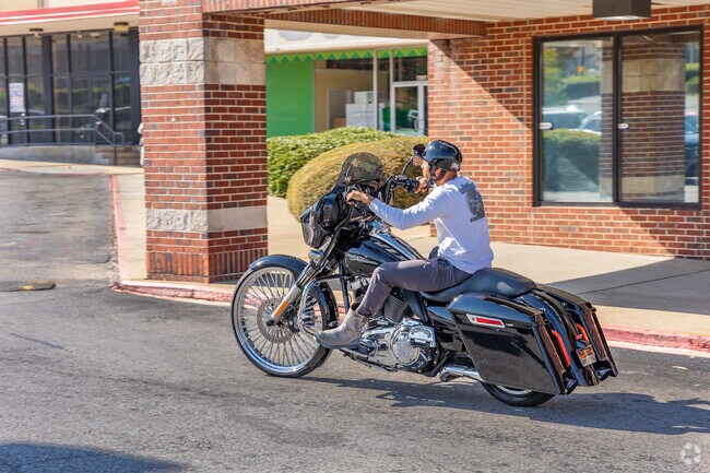 Nothing like getting the wind in your face on a motorcycle in Penfield Park.
