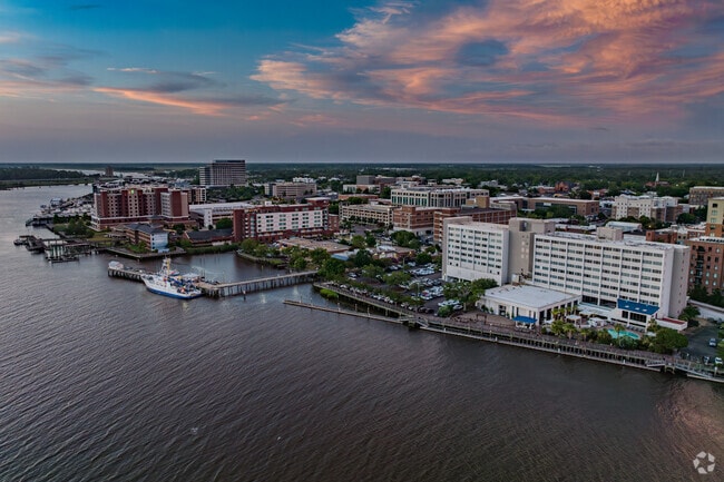 Another picturesque sunset graces the river in Wilmington, NC.
