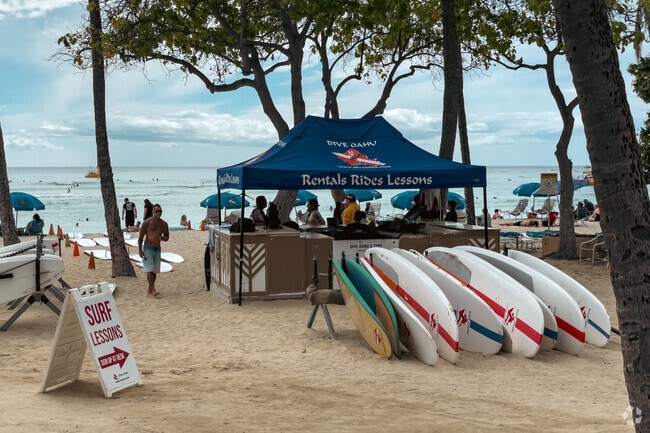 Kuhio Beach surfboard rentals