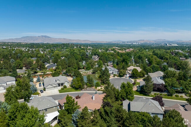 Bartley Ranch has a variable topography with many homes being elevated in hills of SE Reno.