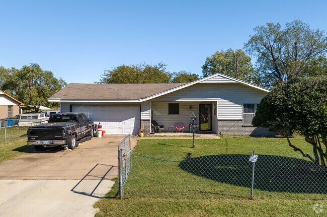 This North Evanston Place homes has a two-car garage.
