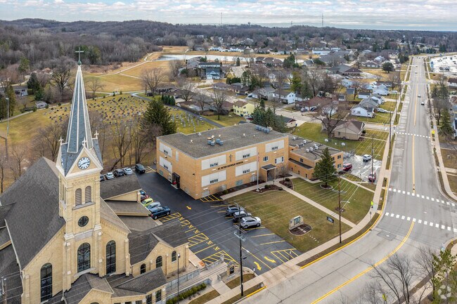 St. Peter Elementary School in Slinger, WI was built in 1881.