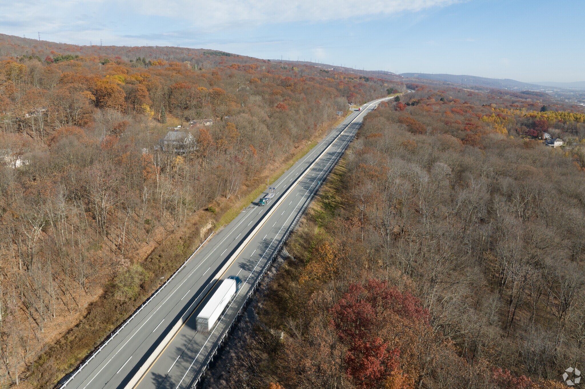West Mountain has easy access to Interstate 476, also known as the Pennsylvania Turnpike.