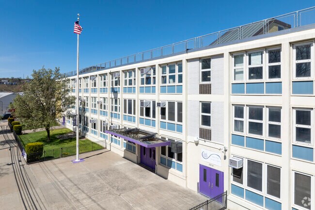 The Lighthouse Hill kids attend George L. Egbert Middle School and gets an A-minus from Niche.