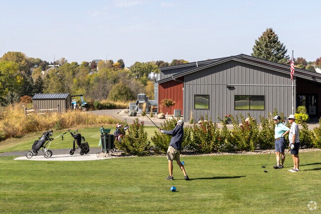 Residents of Lincolnshire-Arbor Glen can play 18 holes at the Northern Hills Golf Course.