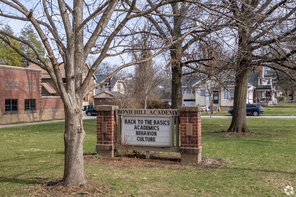 Signage at Bond Hill Academy